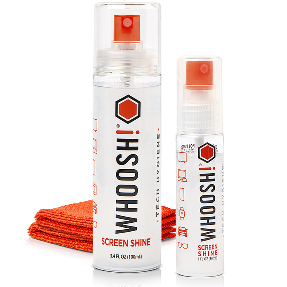 Screen Cleaner | TV's, Laptops & More | SCREEN SHINE DUO XL – WHOOSH!